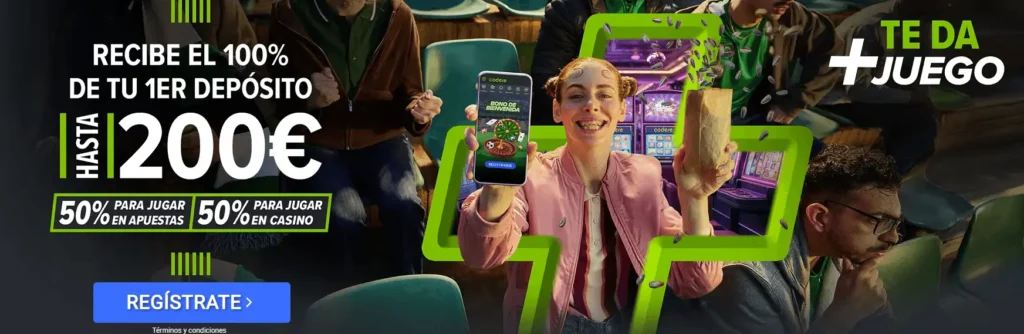 Codere Casino gran bonificación