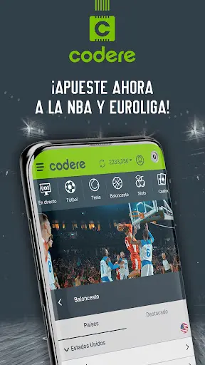 Codere Casino aplicación móvil