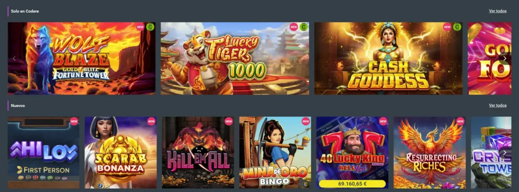 juegos de grandes victorias Codere Casino