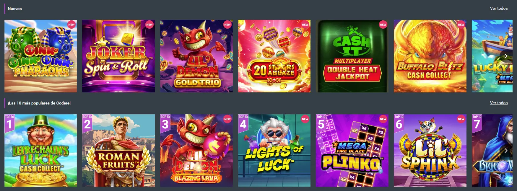 originales de casino Codere Casino