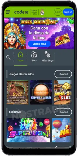 Codere Casino la mejor aplicación móvil