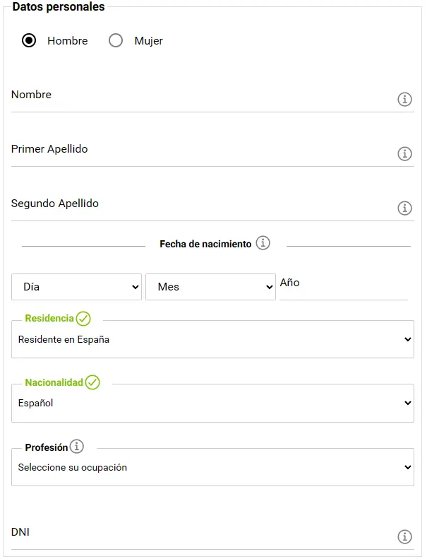 Codere Casino proceso de registro